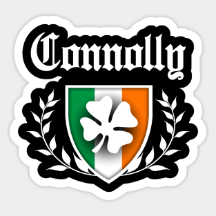 Connolly Shamrock Crest Sticker